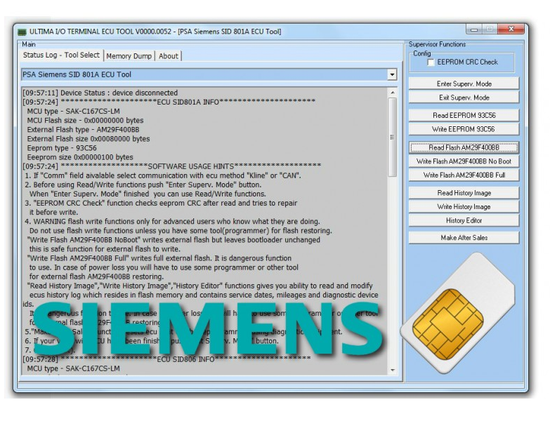 I/O Terminal licence Siemens